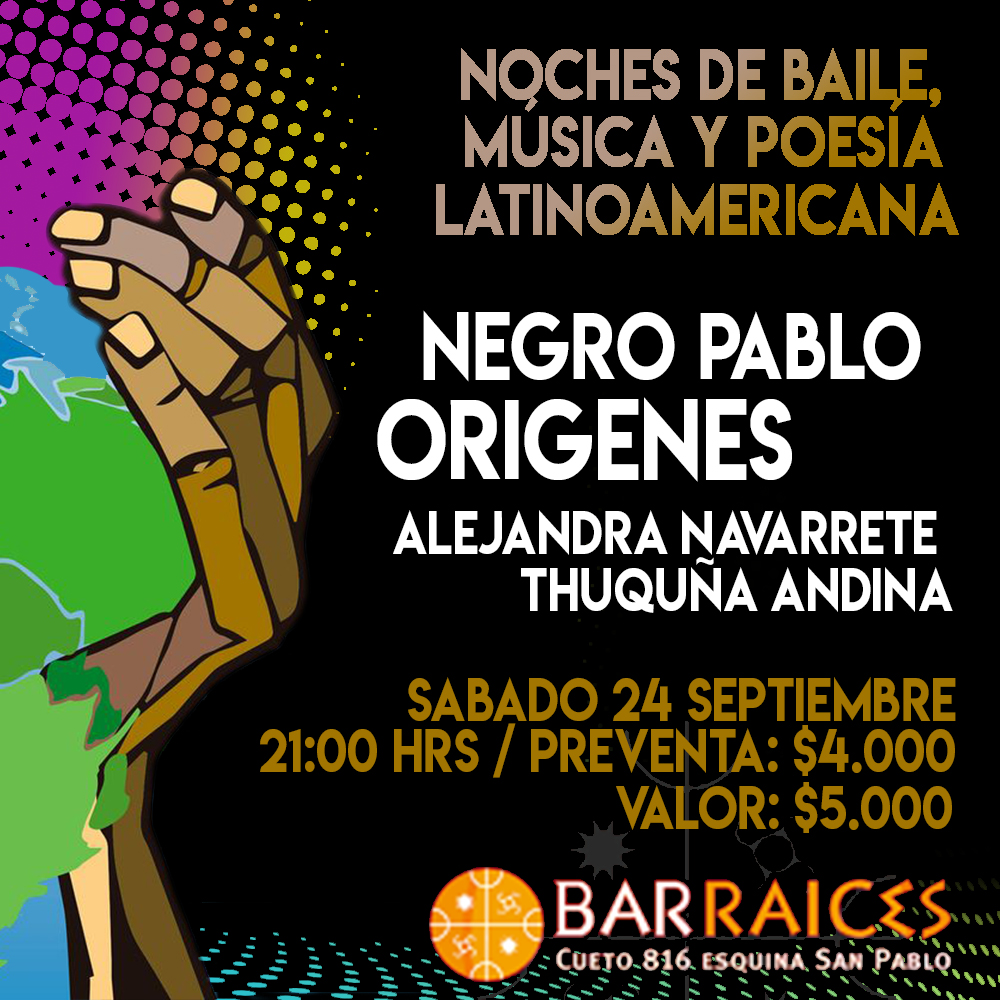 , Orígenes estrena single homenaje a Víctor Jara en Bar Raíces en la comuna de Santiago, Portal Metropolitano
