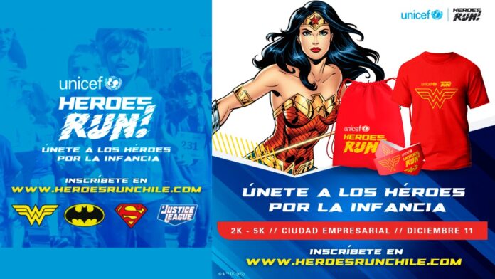 Miles de personas se reunirán convertidas en superhéroes en las corridas UNICEF Héroes Run! en cuatro regiones del país