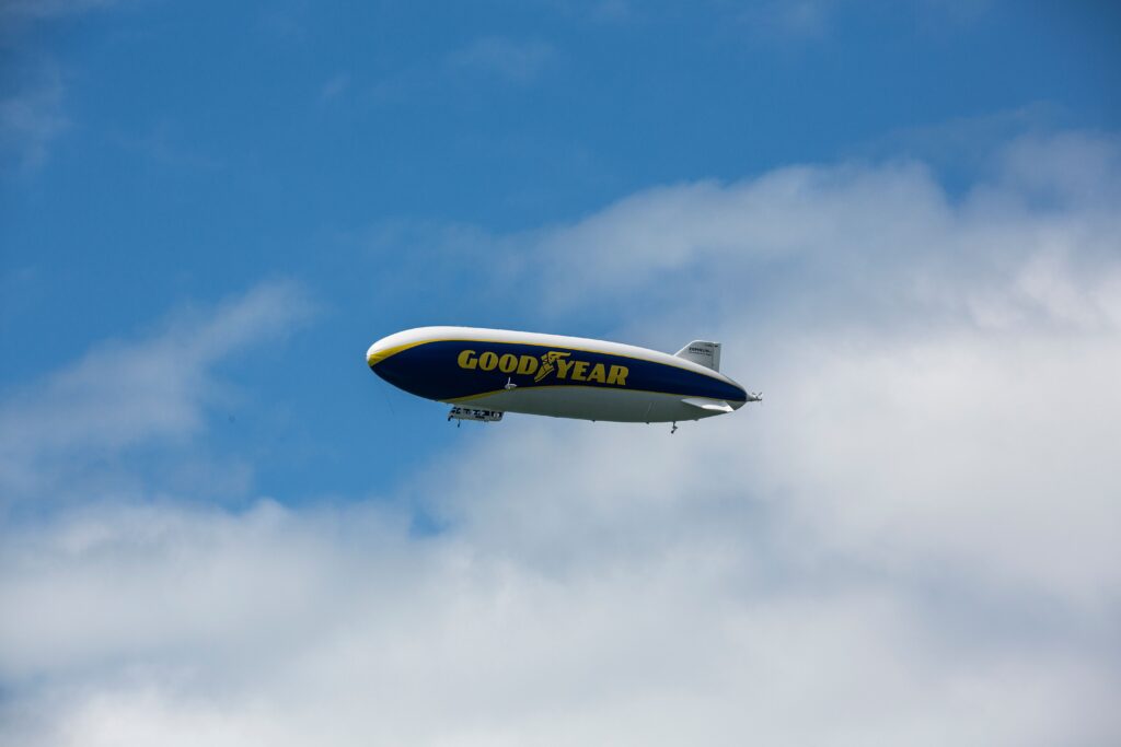 La historia del dirigible de Goodyear en el mundo