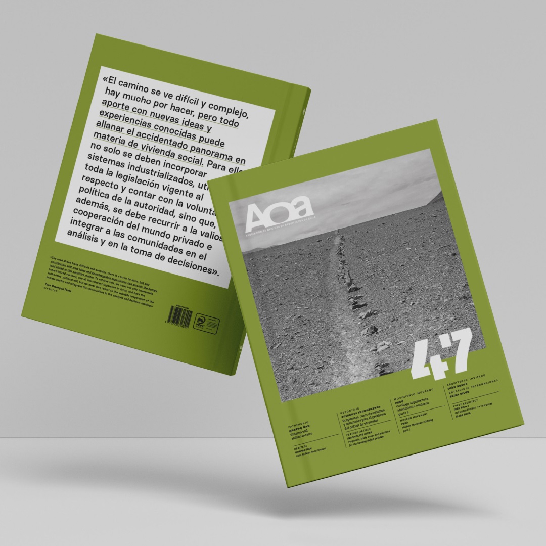 Con una visión constructiva de la emergencia habitacional, AOA presentó su revista #47 