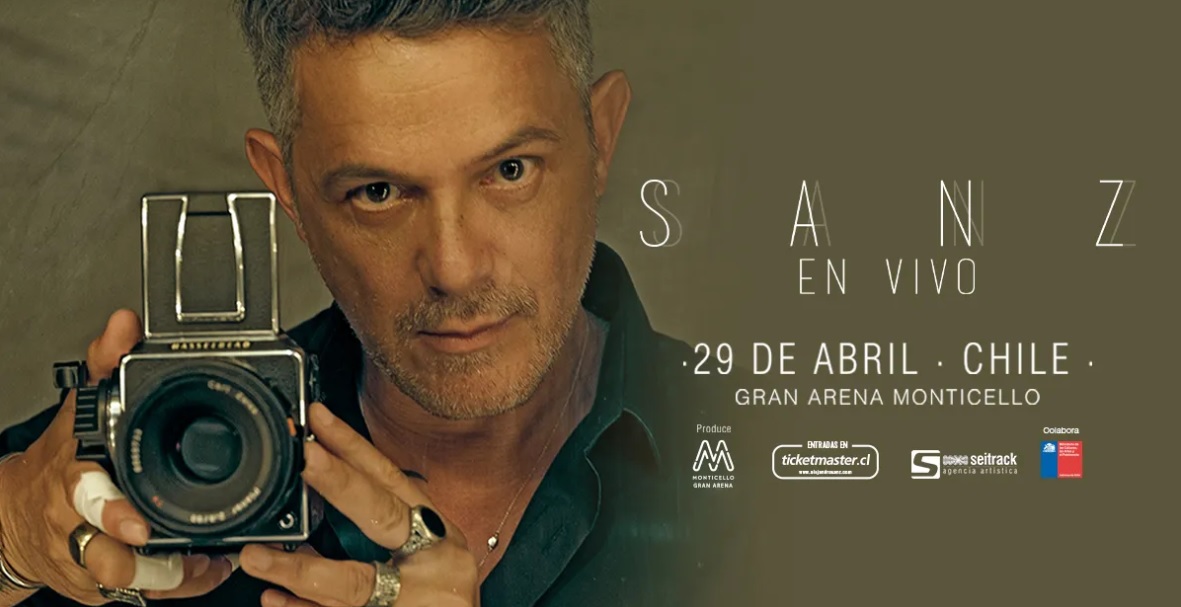 Sanz, Alejandro Sanz regresa a Chile con su nueva gira tras rotundo éxito conseguido en España, Portal Metropolitano