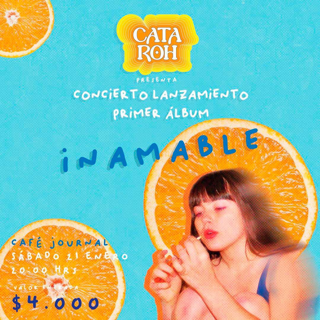 Cataroh, Cataroh debuta con &#8220;Inamable&#8221;, un apasionado disco de baladas pop, Portal Metropolitano