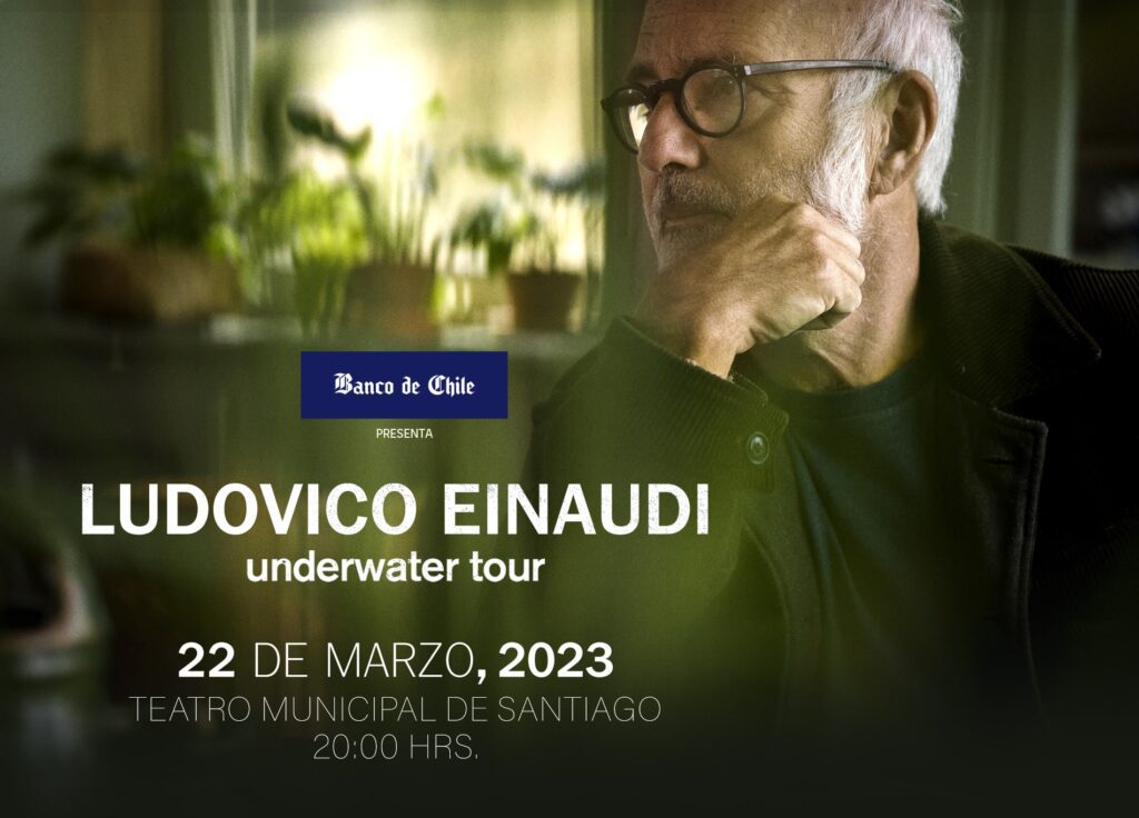 Ludovico Einaudi regresa a Chile con Underwater Tour en el Teatro Municipal de Santiago