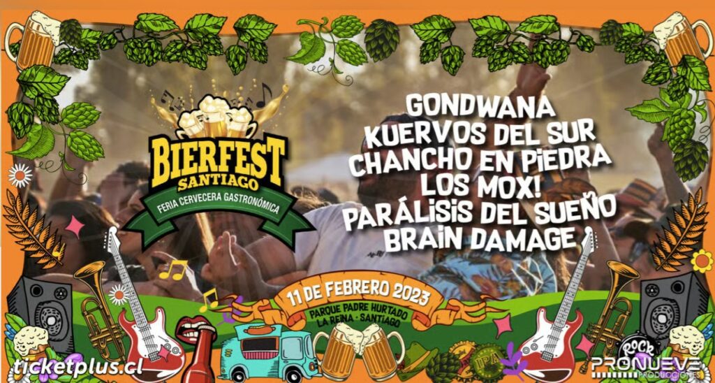 Bierfest 2023: Rock, cerveza y gastronomía en Parque Padre Hurtado de La Reina