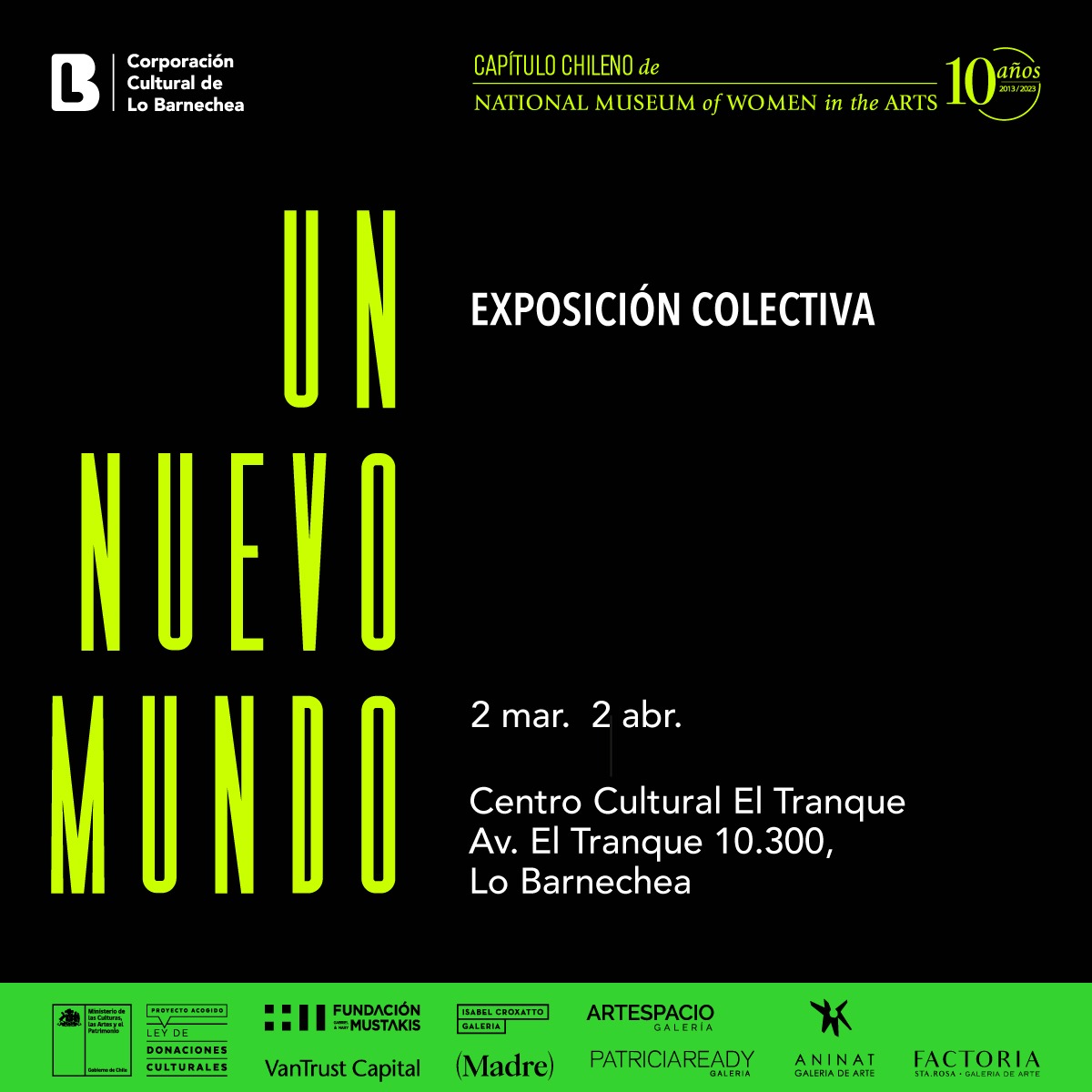 Corporación Cultural de Lo Barnechea inaugura exposición que visibiliza el trabajo de mujeres artistas chilenas
