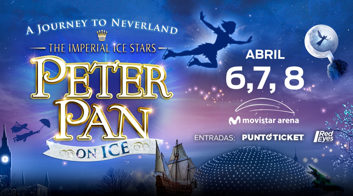 The Imperial Ice Star llega a Chile por primera vez con "Peter Pan On Ice" al Movistar Arena