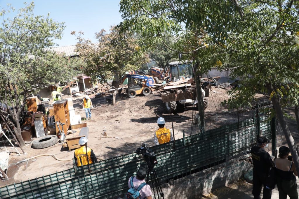 La Florida concreta la tercera demolición de una “narco-casa” en la comuna