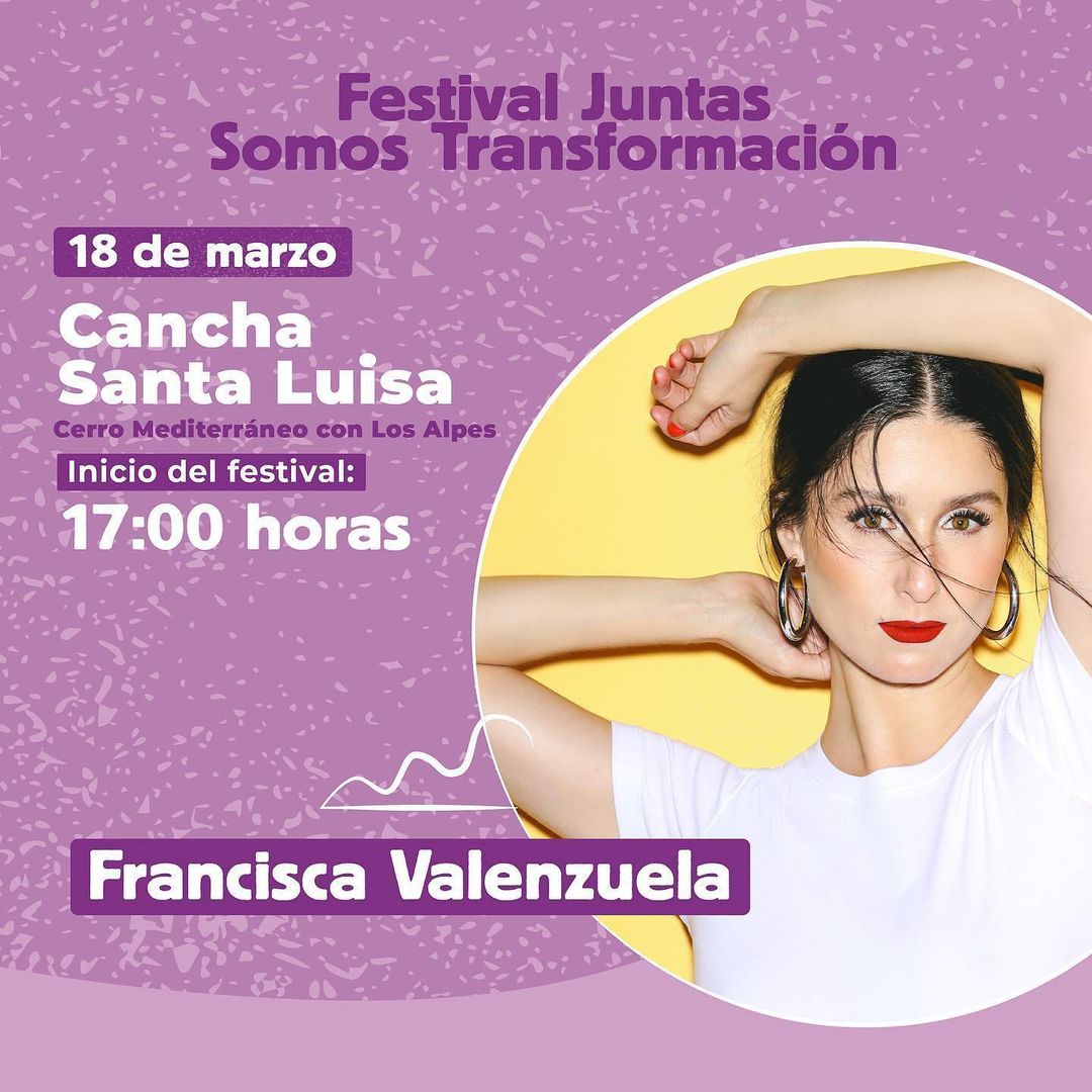 Quilicura: "Juntas somos transformación", el encuentro para mujeres gratuito que trae a Francisca Valenzuela