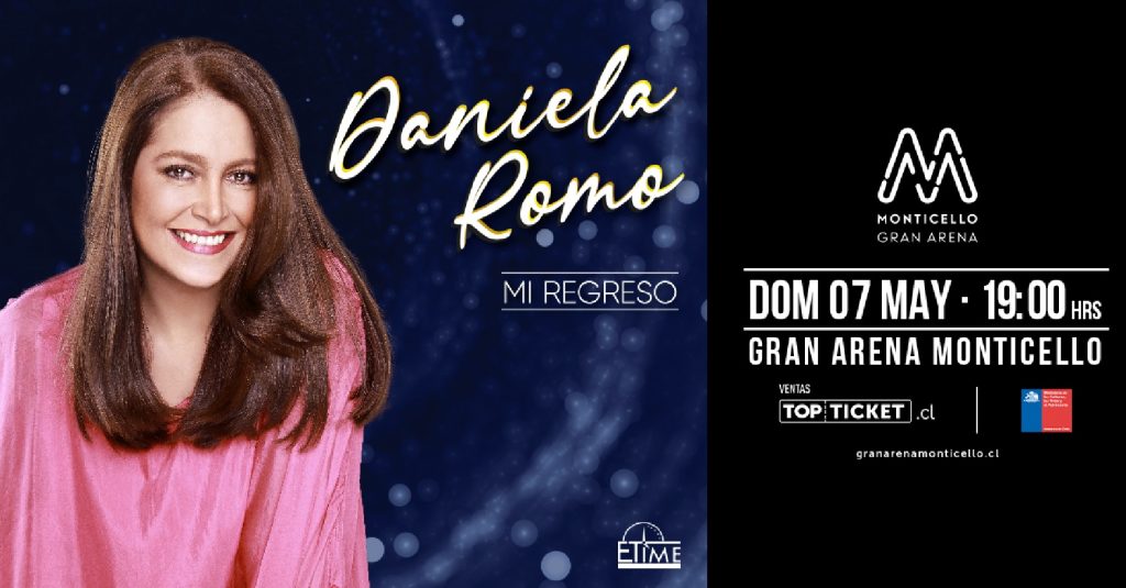 Daniela Romo vuelve a Chile, luego de 20 años de ausencia con “Mi Regreso”