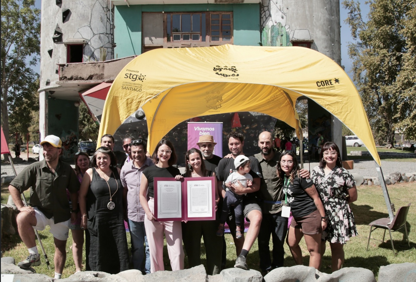 Municipalidad de Santiago entrega en comodato el sector Los Silos del Parque de los Reyes a la Fundación Deporte Libre