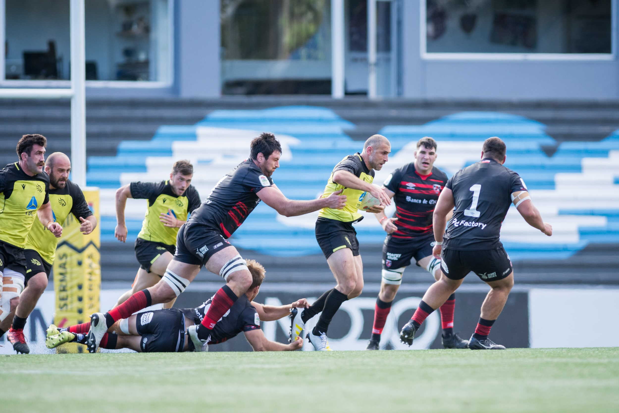 Selknam Rugby, la franquicia chilena, cayó en un electrizante partido ante Black Lion de Georgia