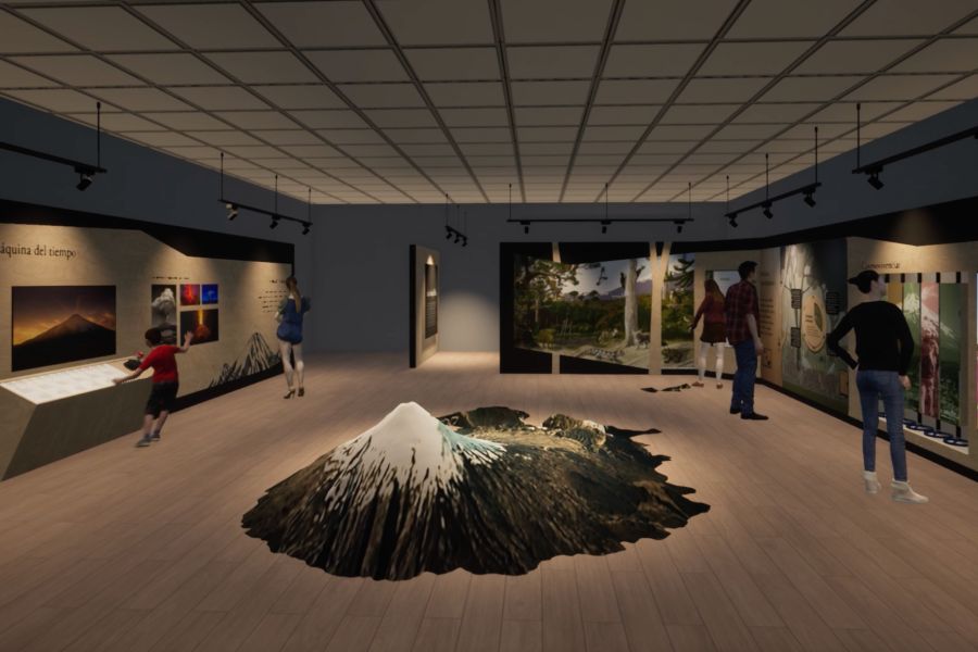 Con videojuegos y simulación de erupciones, científicos de la UFRO recrean lo que significa vivir cerca del volcán Villarrica
Fotos: UFRO Campus Pucón