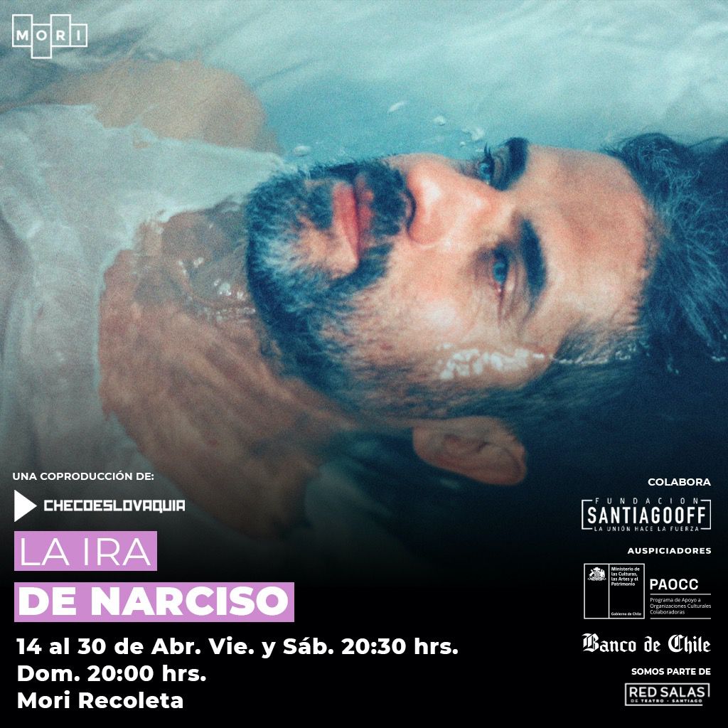 Teatro Mori estrena laureada obra teatral “La ira de narciso”