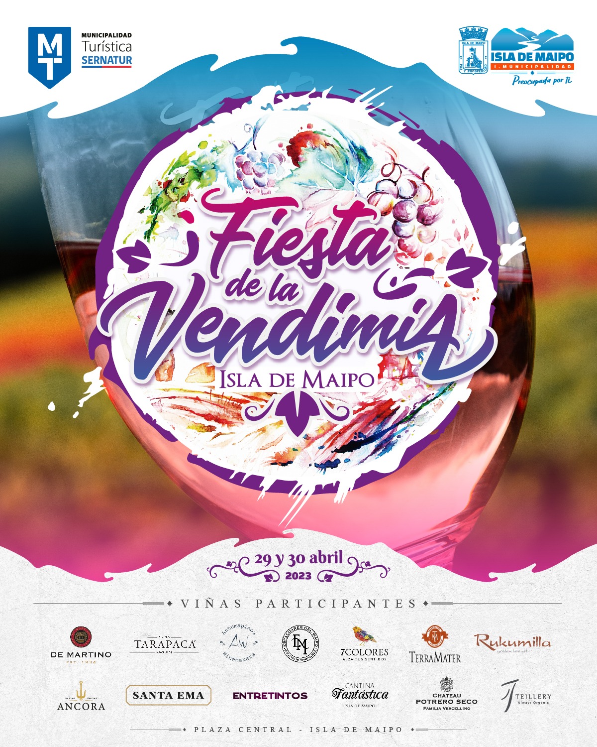 Isla de Maipo confirma sorpresas para su XVI Fiesta de la Vendimia