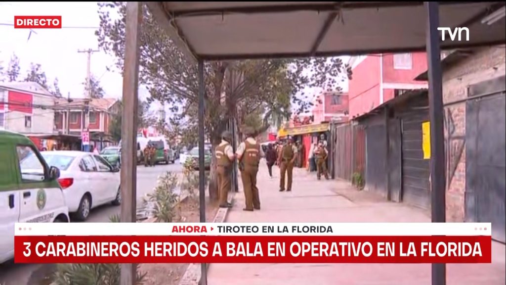 Tres carabineros heridos a bala y un fallecido en procedimiento policial en La Florida