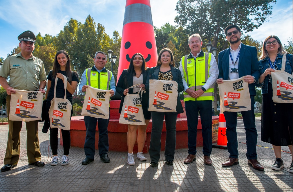 Realizan intervención ciudadana para promover la responsabilidad vial en Quilicura