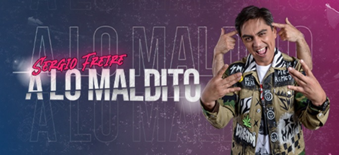 Por éxito de ventas, humorista Sergio Freire regresa a Gran Arena Monticello con "A lo maldito"