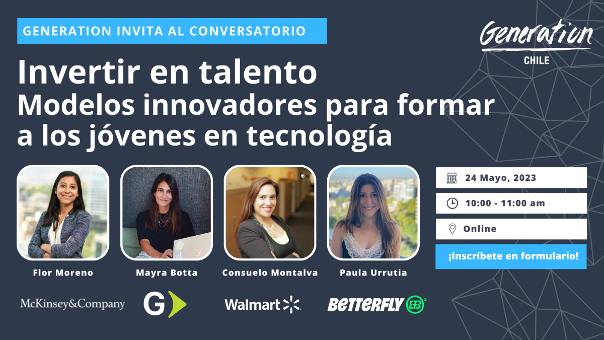 Invertir en talento: El próximo conversatorio de Generation Chile