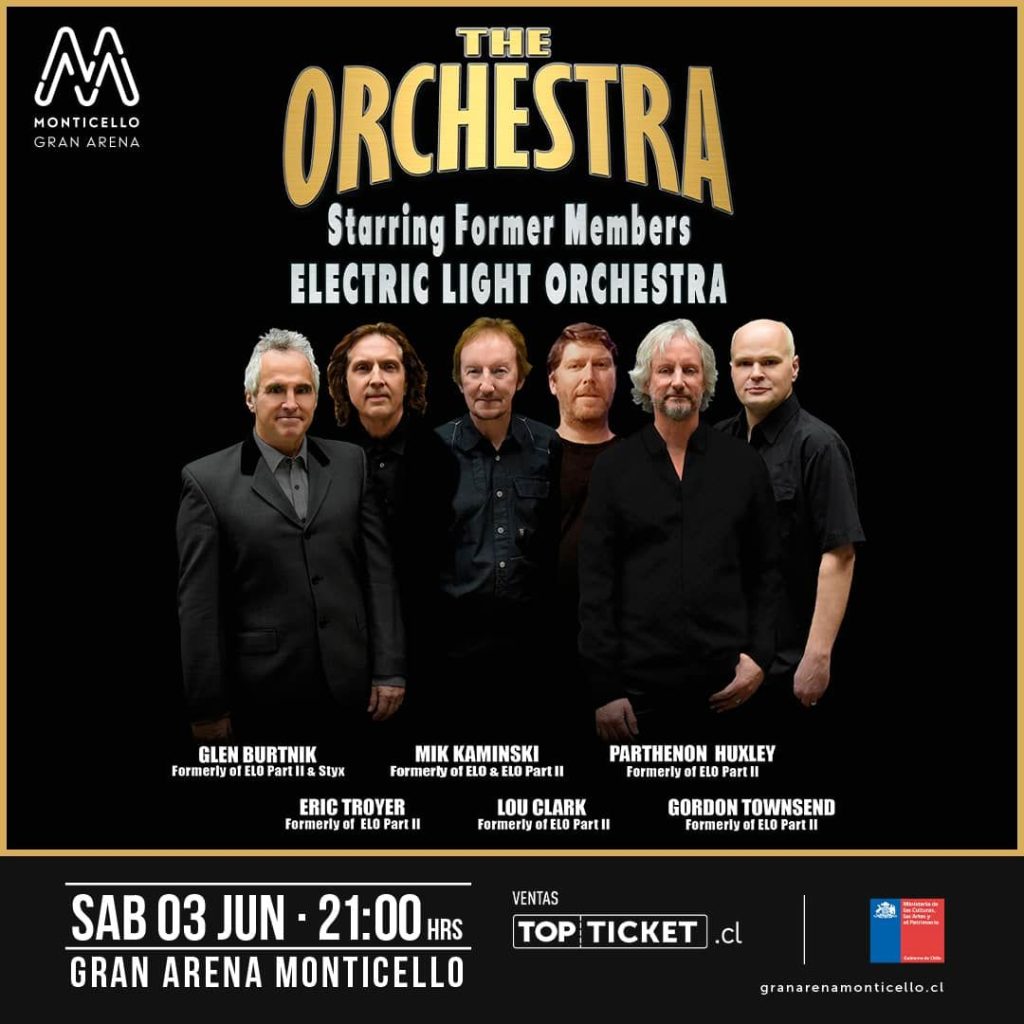 The Orchestra, con los miembros de ELO, anuncia espectacular concierto en Gran Arena Monticello