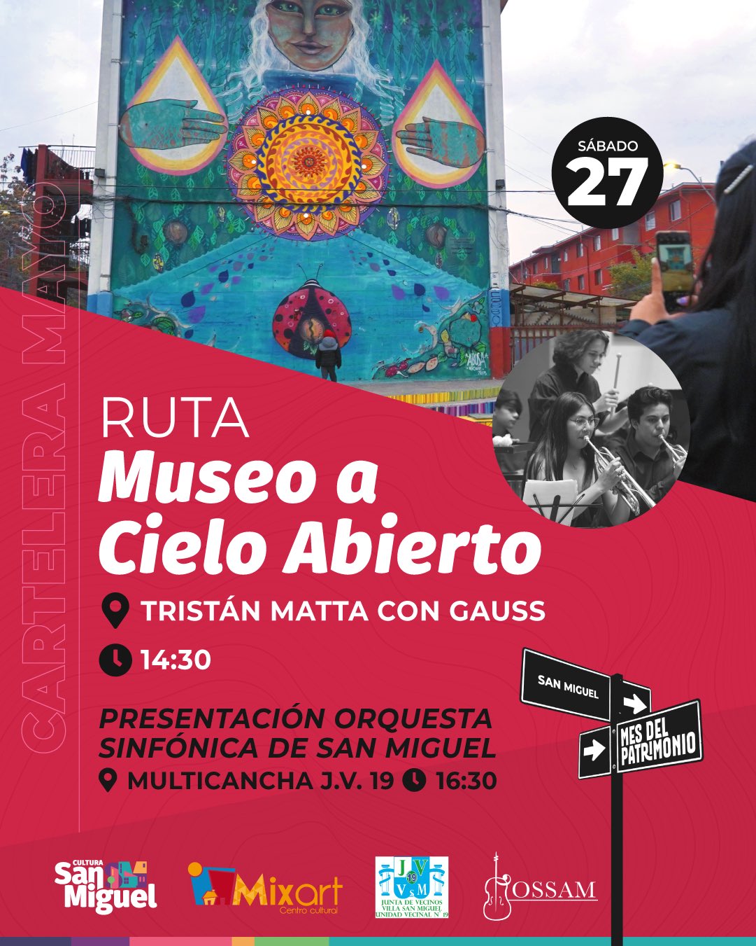 Día de los Patrimonios: San Miguel celebra doble jornada con música, historia y cultura