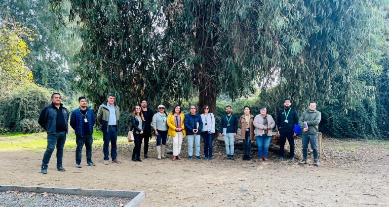 Delegación de Sernatur, Fundación Eres, la consultora Nouveau y de la Municipalidad de Peñaflor visitan Parque El Trapiche 