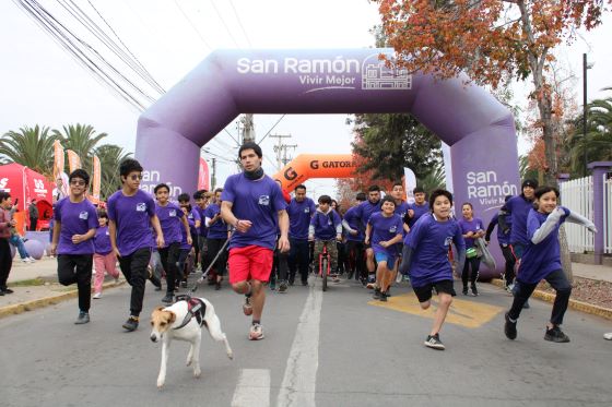 Corre Seguro: más de 500 vecinas y vecinos participaron en masivo encuentro deportivo en San Ramón