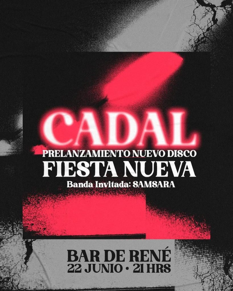 Banda punk Cadal lanzará su primer disco con show junto a Samsara en el Bar de René