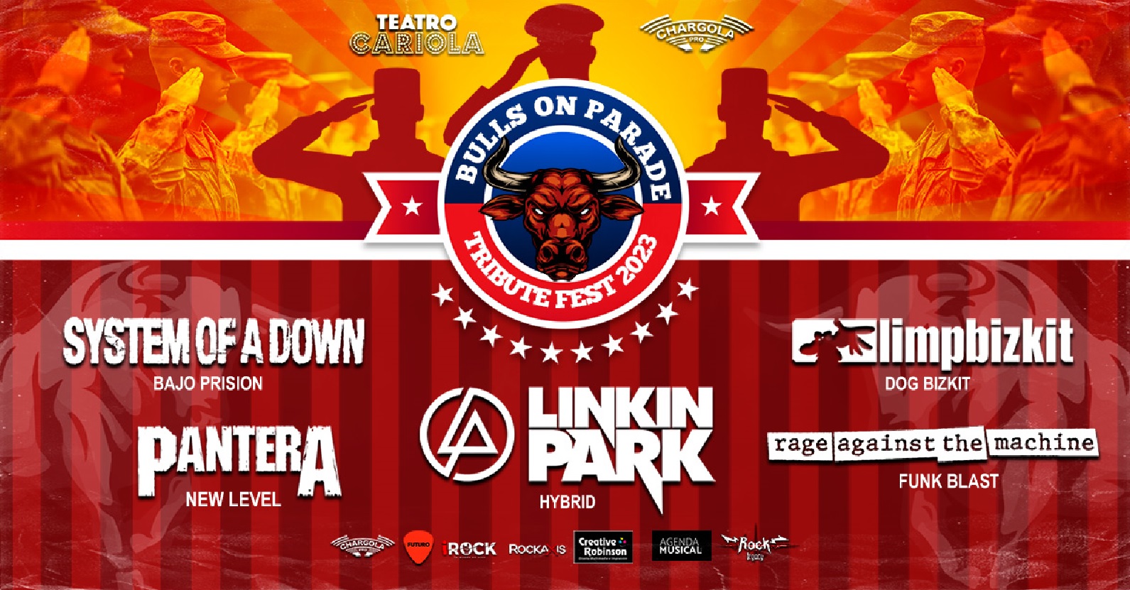 Agosto: Se viene el Bulls on Parade Tribute Fest en el Teatro Cariola