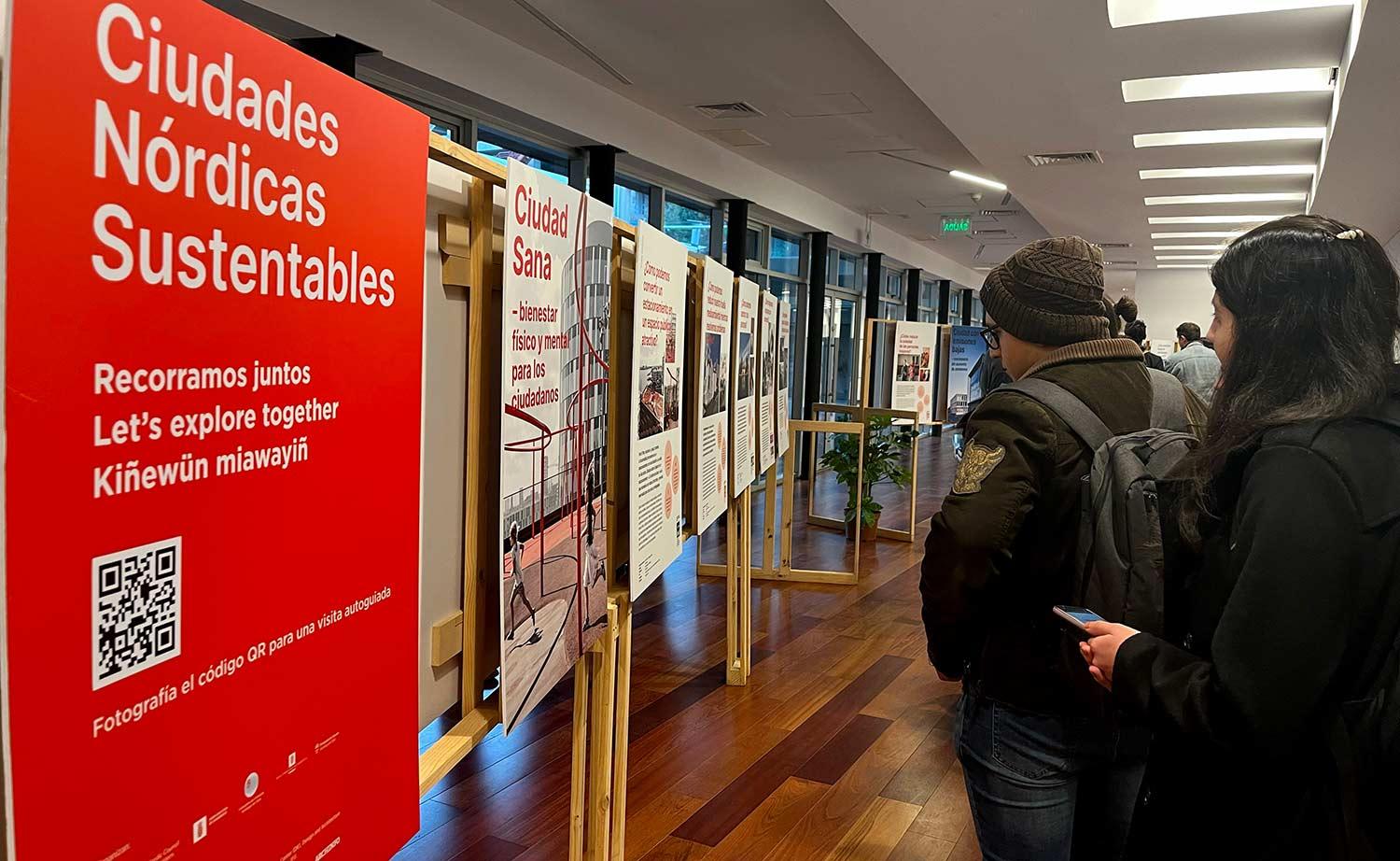 Exposición “Ciudades nórdicas sustentables” llega a la Plataforma Cultural de la Universidad de Chile