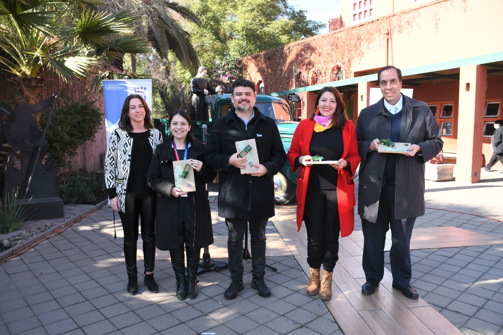 Estación Central y Fundación Padre Hurtado inauguran nueva Ludoteca "Gabriela Mistral"