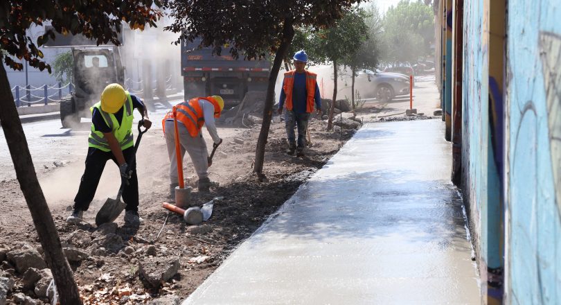 Municipalidad de Santiago terminan obras de mejoramiento de pavimentos de veredas