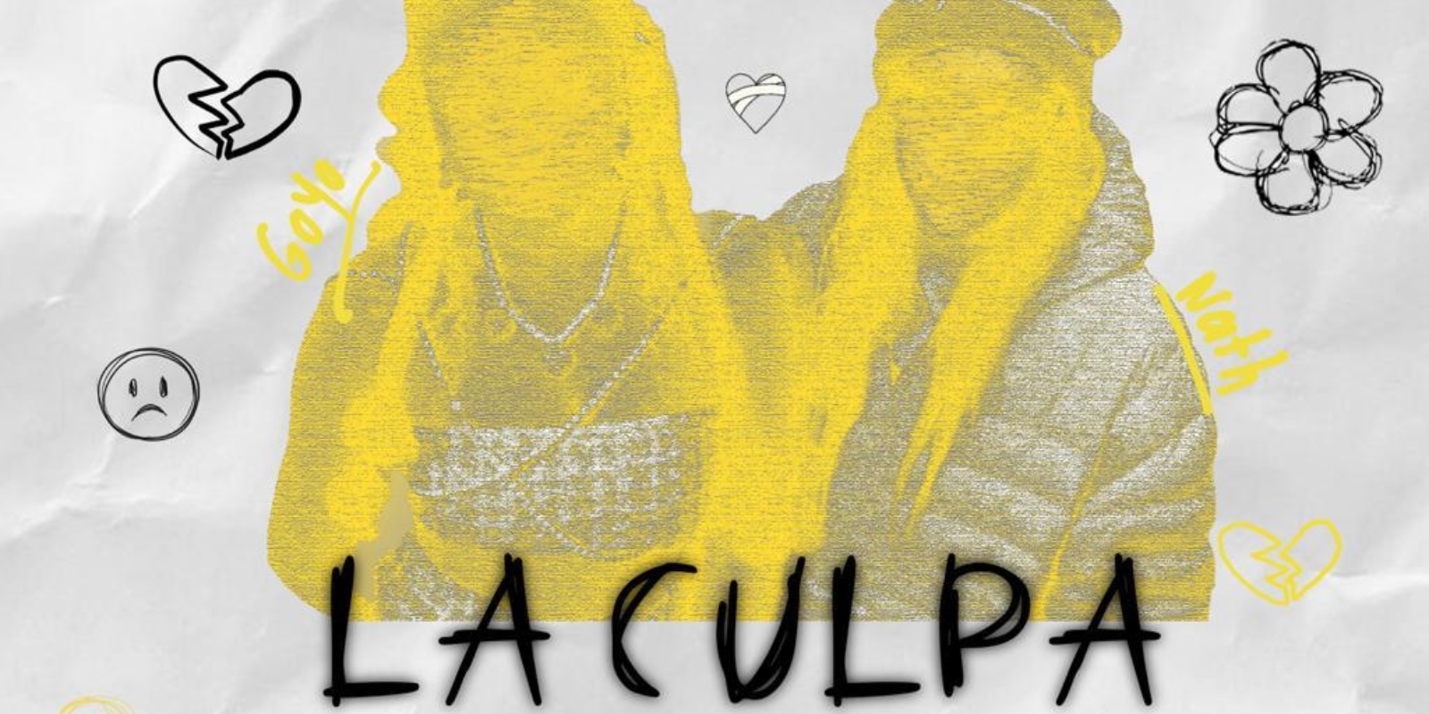 Carátula del álbum "La culpa" de Nath y Goyo. 