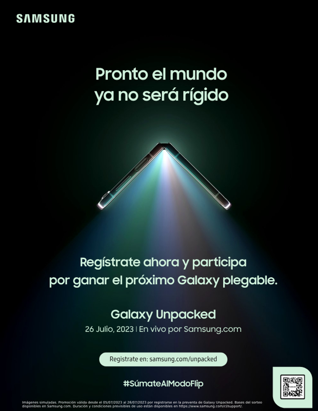 Inscríbete y sé uno de los primeros en conocer todo sobre el próximo lanzamiento Galaxy de Samsung