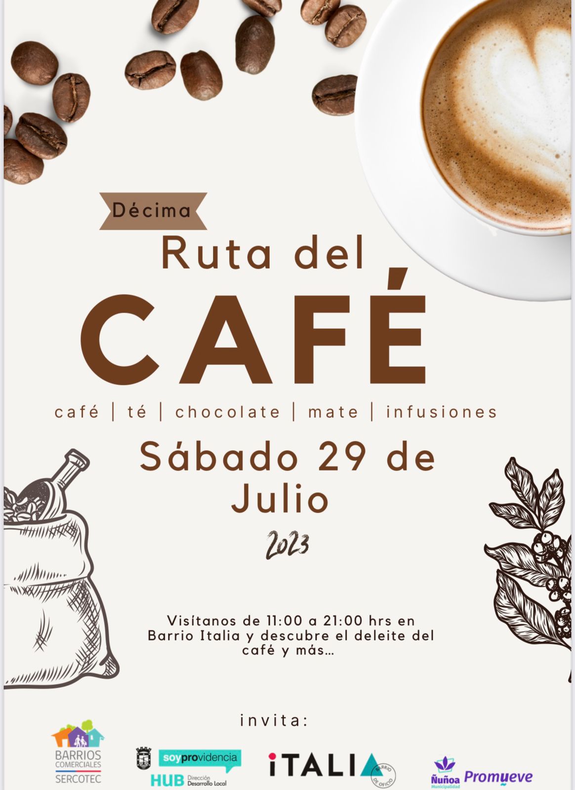 Barrio Italia invita a las familias a vivir la 10° versión del encuentro culinario “La Ruta del Café”