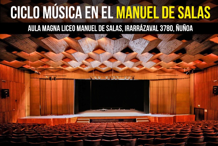 Ñuñoa: Ciclo “Música en el Manuel de Salas” reúne a grandes artistas en su histórica Aula Magna