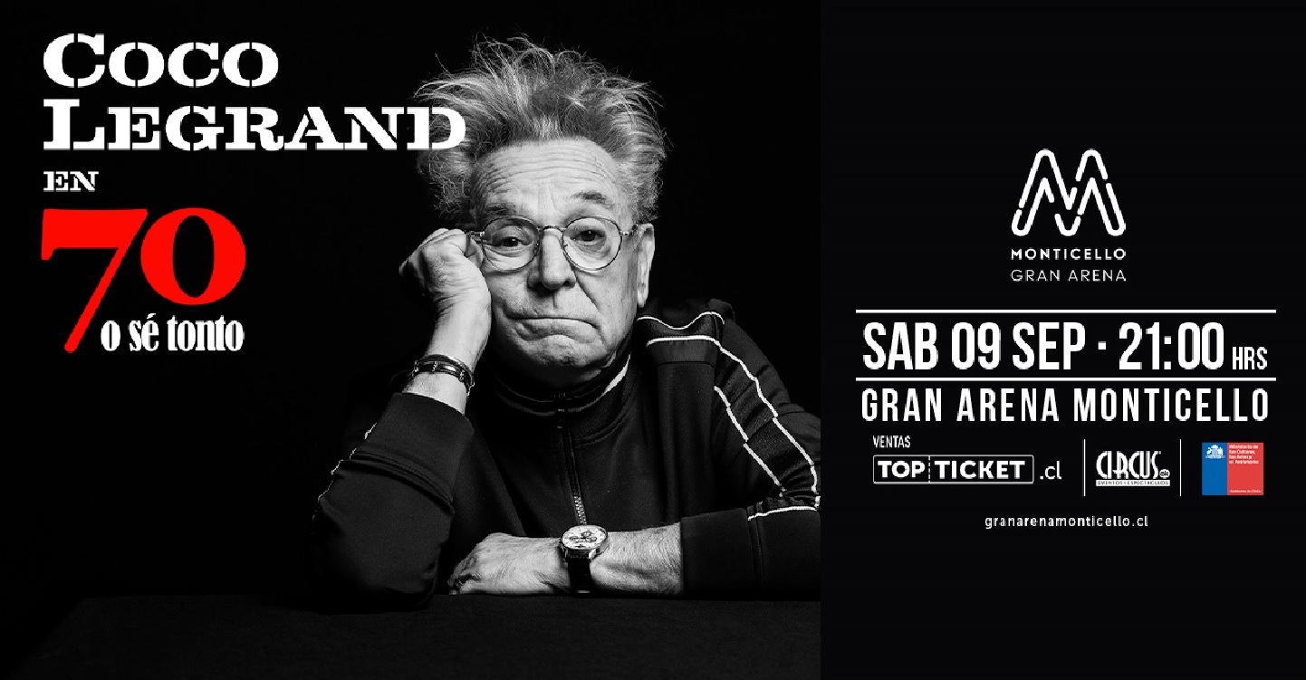 Coco Legrand llega a Gran Arena Monticello con su show "70 o sé tonto"