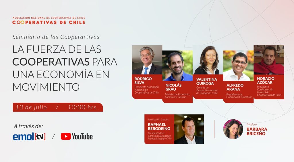 Con seminario online se celebrará en Chile el Día Internacional de las Cooperativas