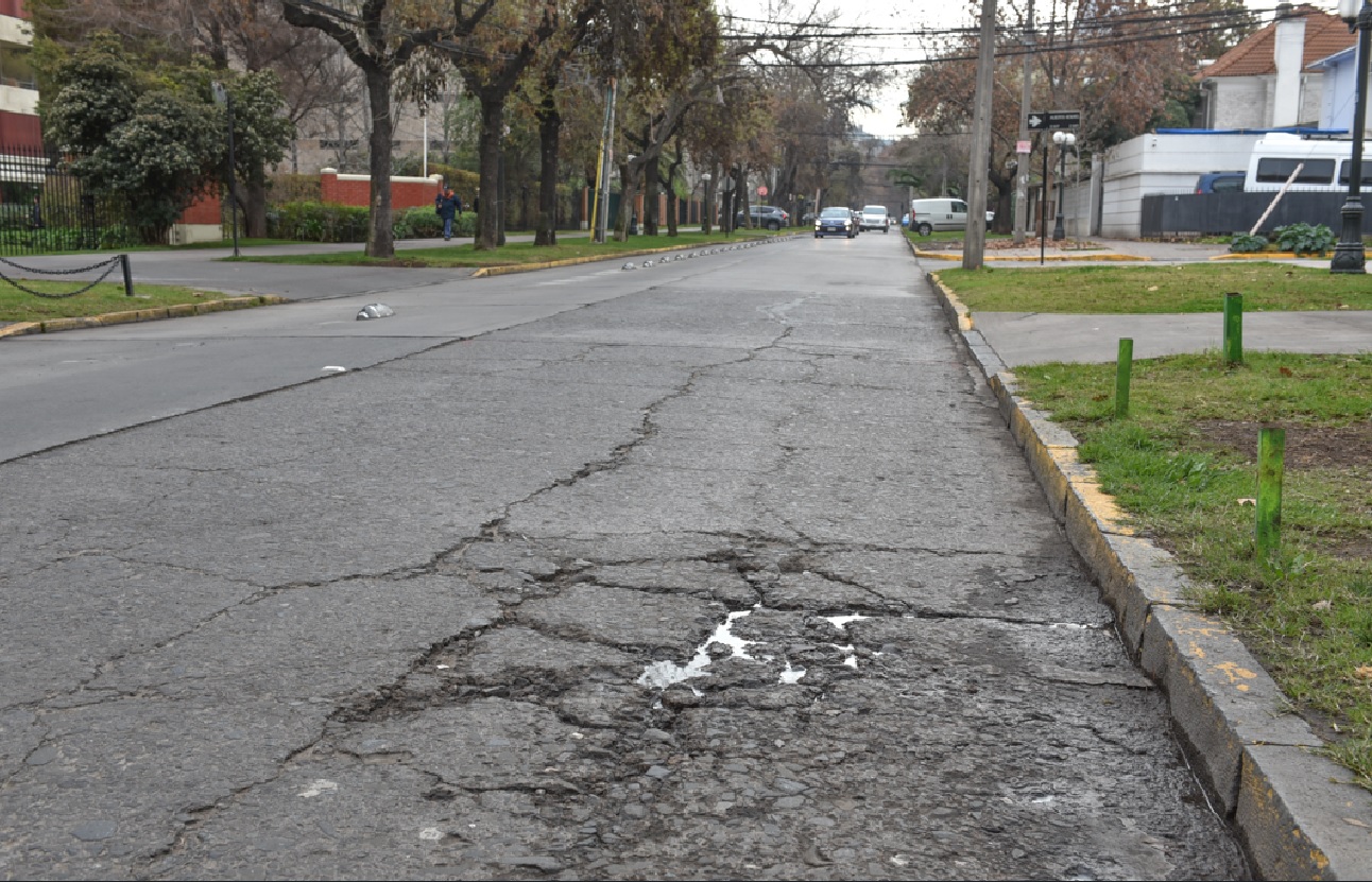 Providencia inicia obras de reparación en calle Suecia, entre Lota y Pedro Lautaro Ferrer