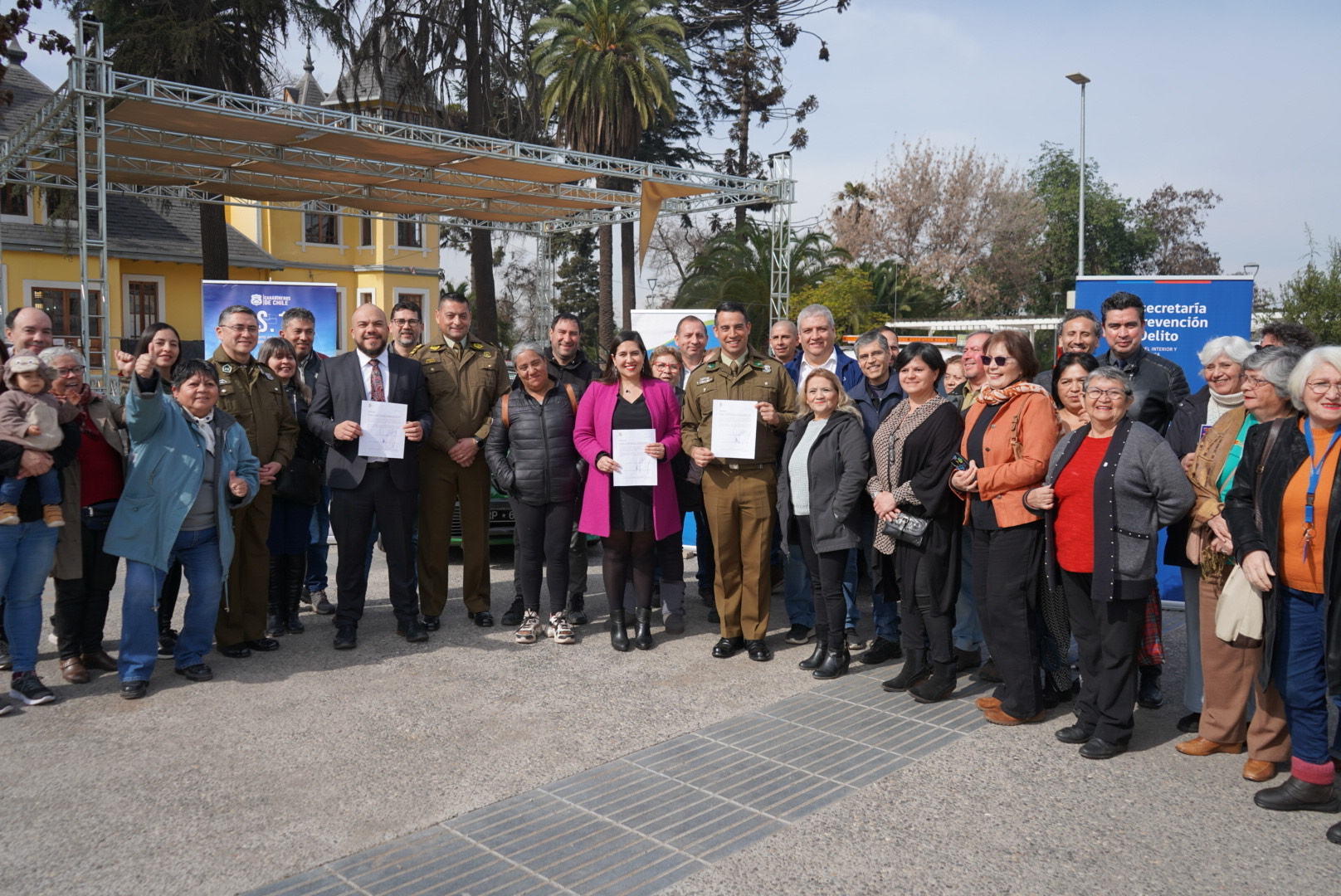 Quinta Normal firma convenio con Carabineros para realizar patrullajes mixtos en la comuna