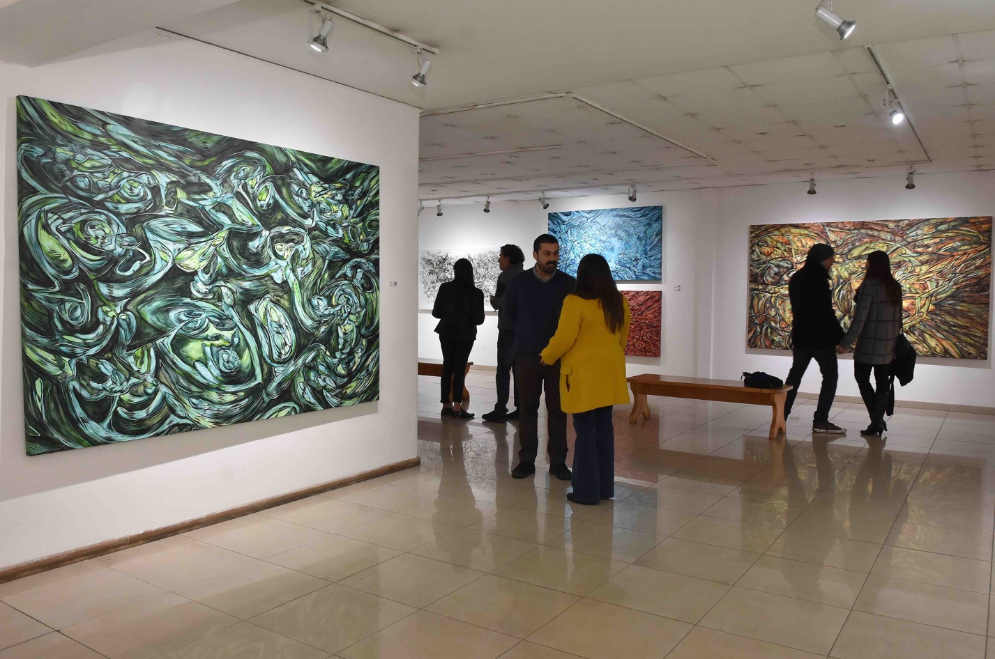 Obras del artista Alejandro Méndez se exhiben en Extensión UTalca de Santiago