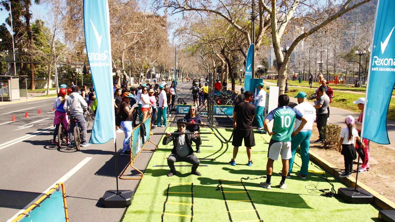 Conoce dónde y cómo puedes entrenar gratuitamente en Providencia este domingo gracias a Rexona