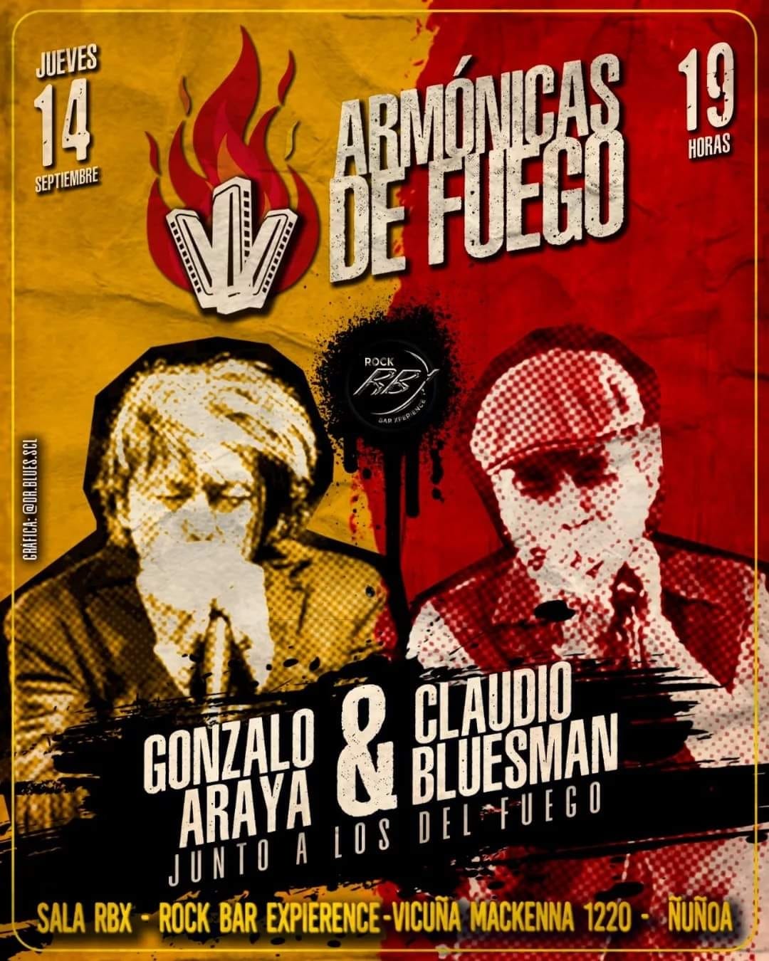 Armónicas de Fuego vuelve con un imperdible show en RBX en Ñuñoa