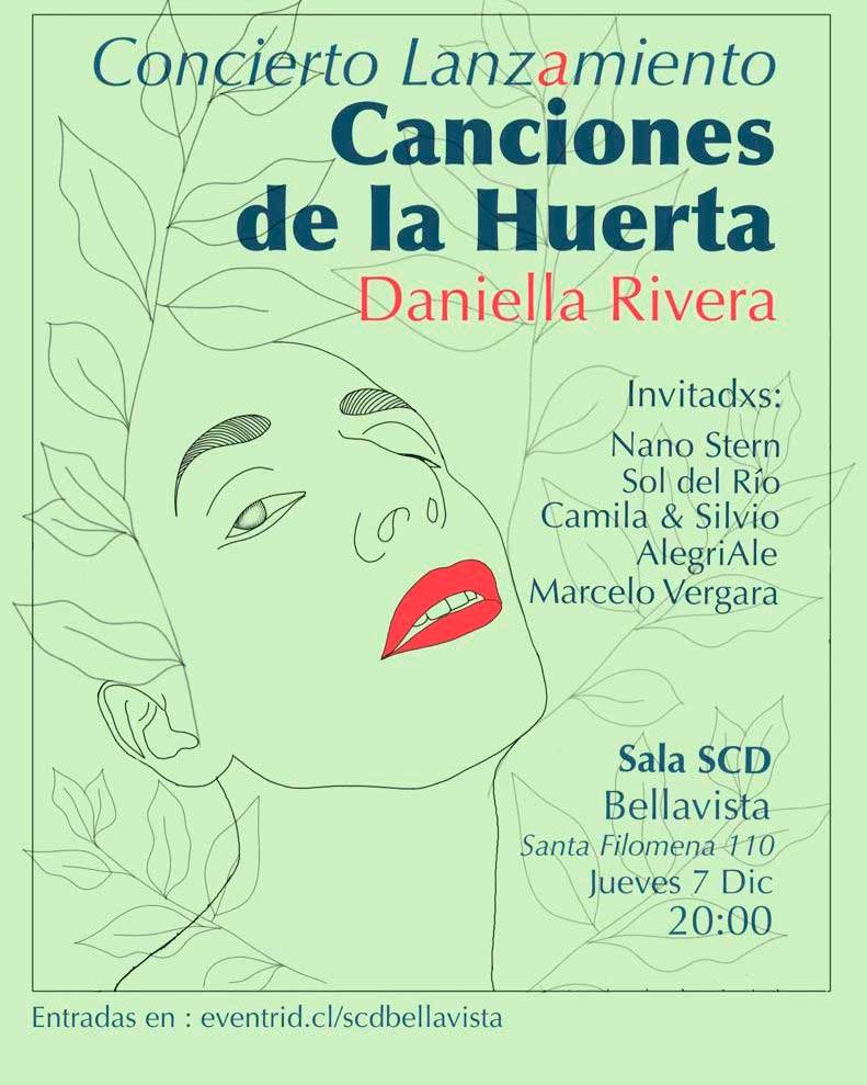 Daniella Rivera presenta su álbum debut en la Sala SCD Bellavista junto a Nano Stern y grandes artistas