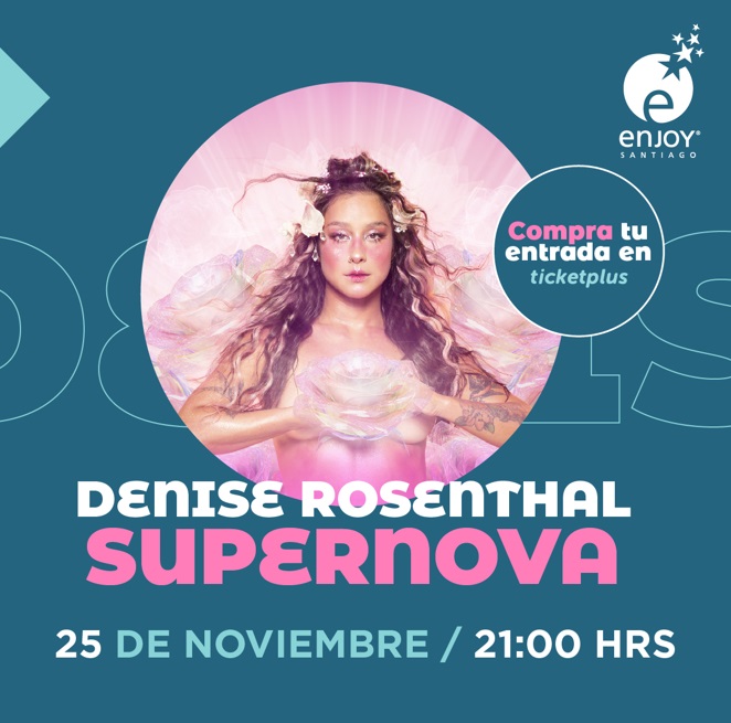 Pollo Castillo, Young Cister y Denise Rosenthal destacan en cartelera de Enjoy Santiago en noviembre