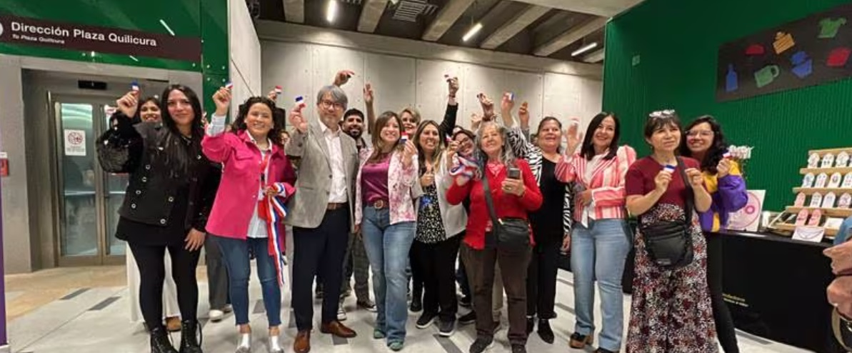 Estación Plaza Quilicura en Línea 3 se suma a red de “Mercado a un Metro”