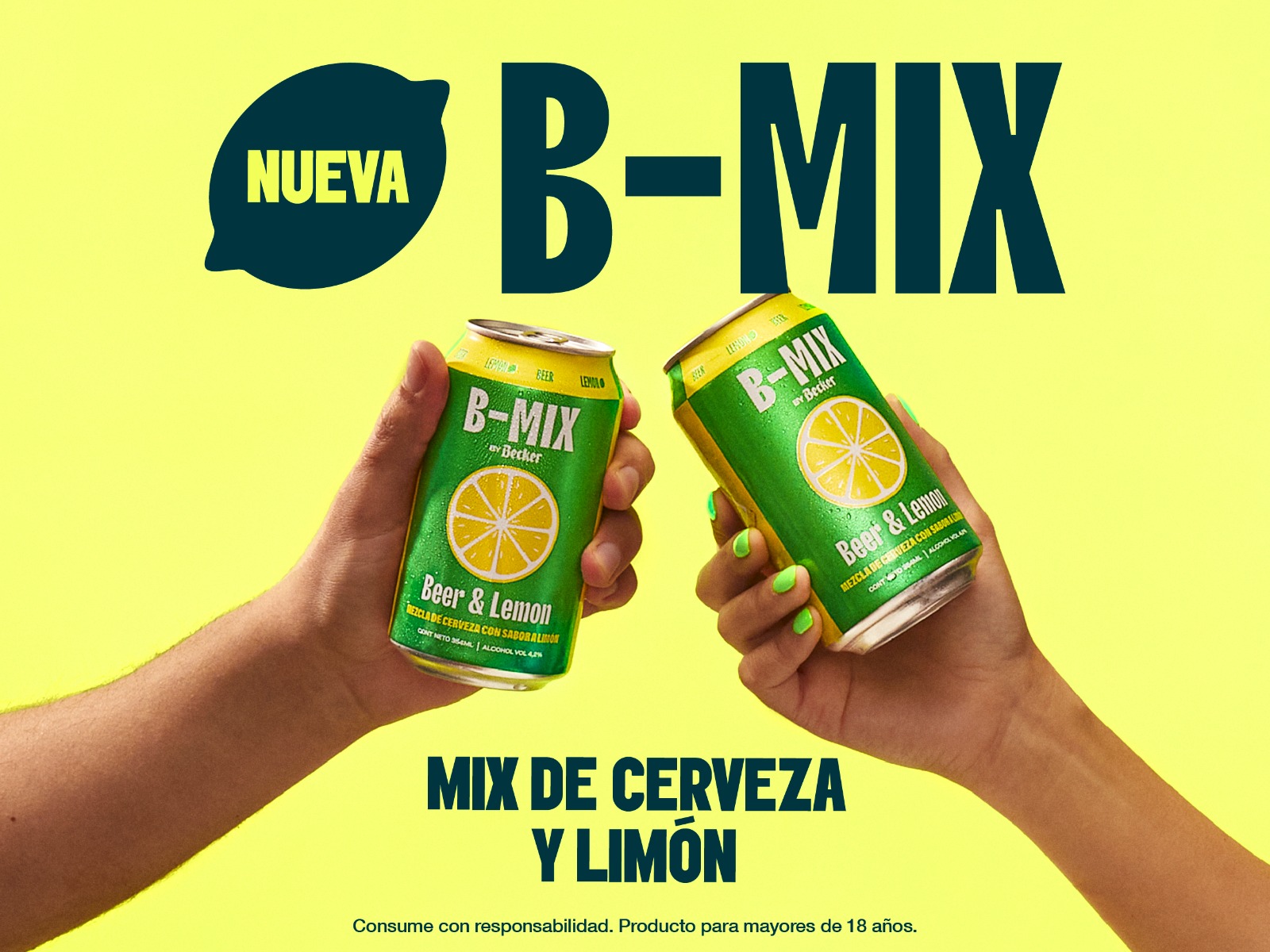 Nueva cerveza B-MIX llega al mercado esta temporada con todo el sabor y lo refrescante del limón