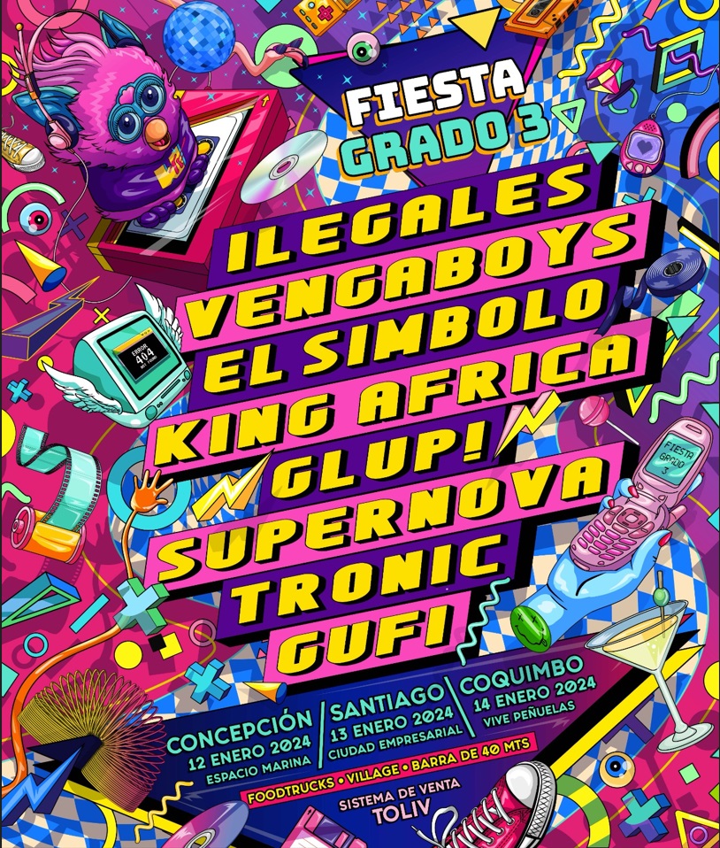 De fiesta a festival: Anuncian versión retro de "Grado 3", con grandes artistas del 2000 en regiones del país