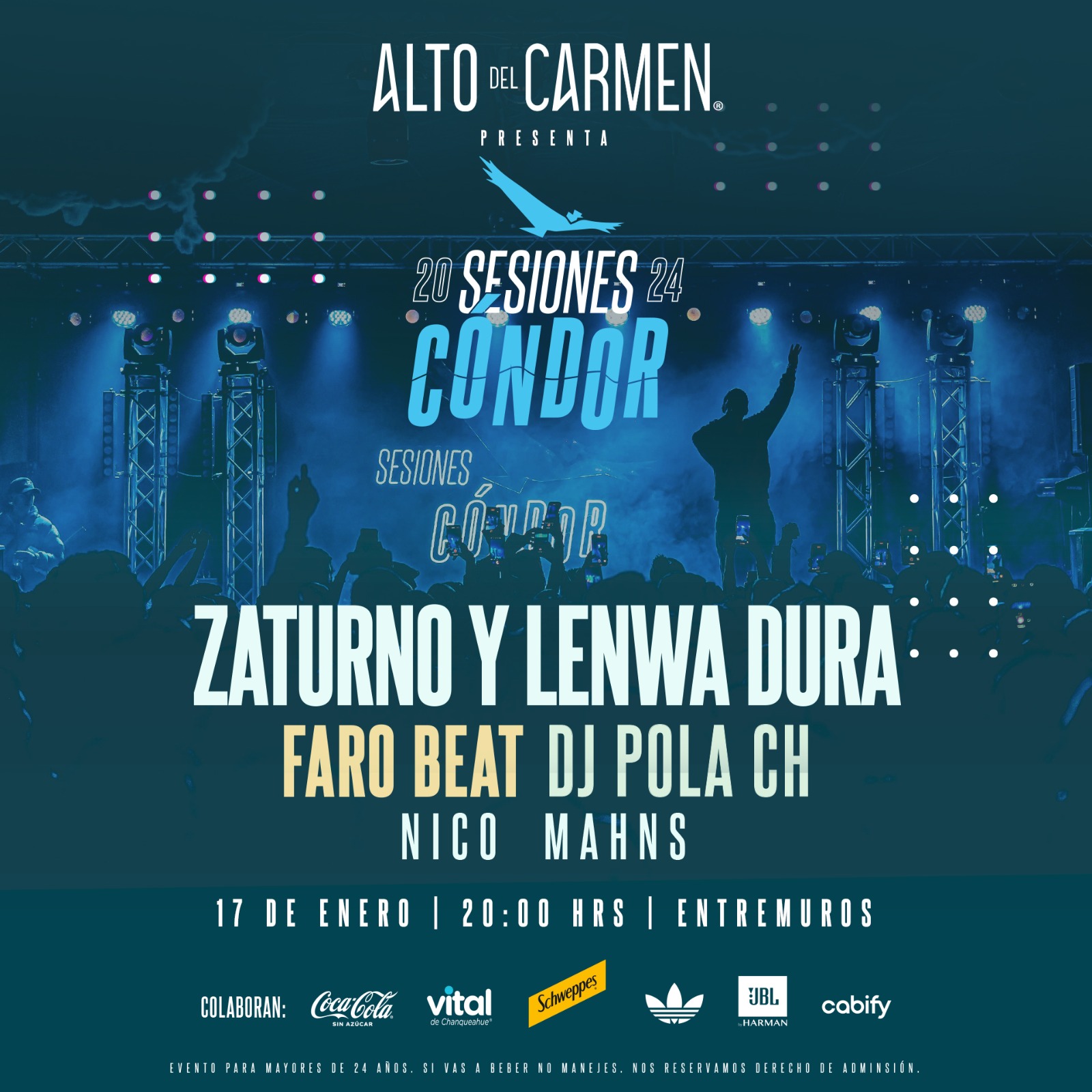 Alto del Carmen abre el verano con nueva edición musical de Sesiones Cóndor