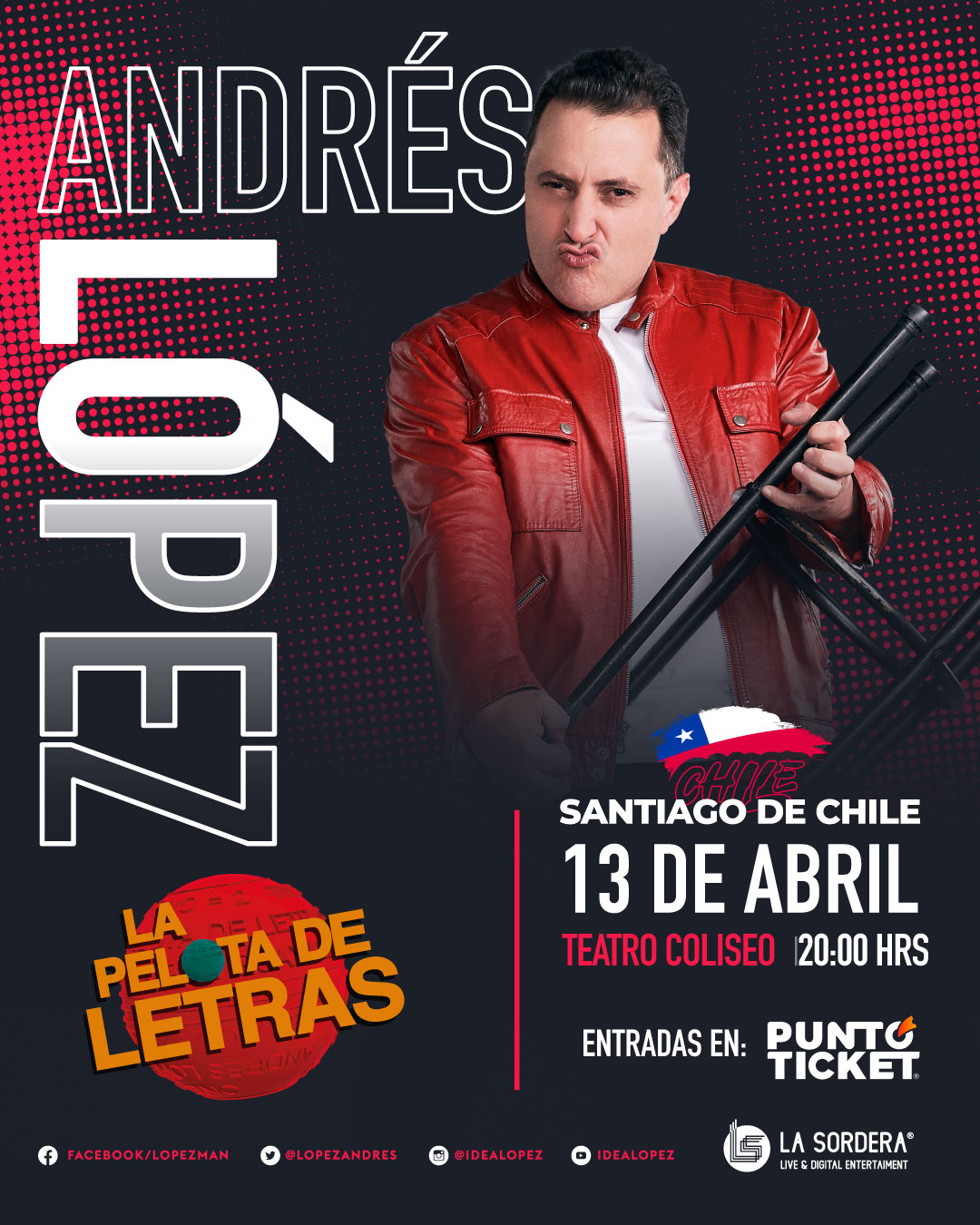 Andrés López en Chile: ¿cómo, dónde y cuándo presentará su show de humor?