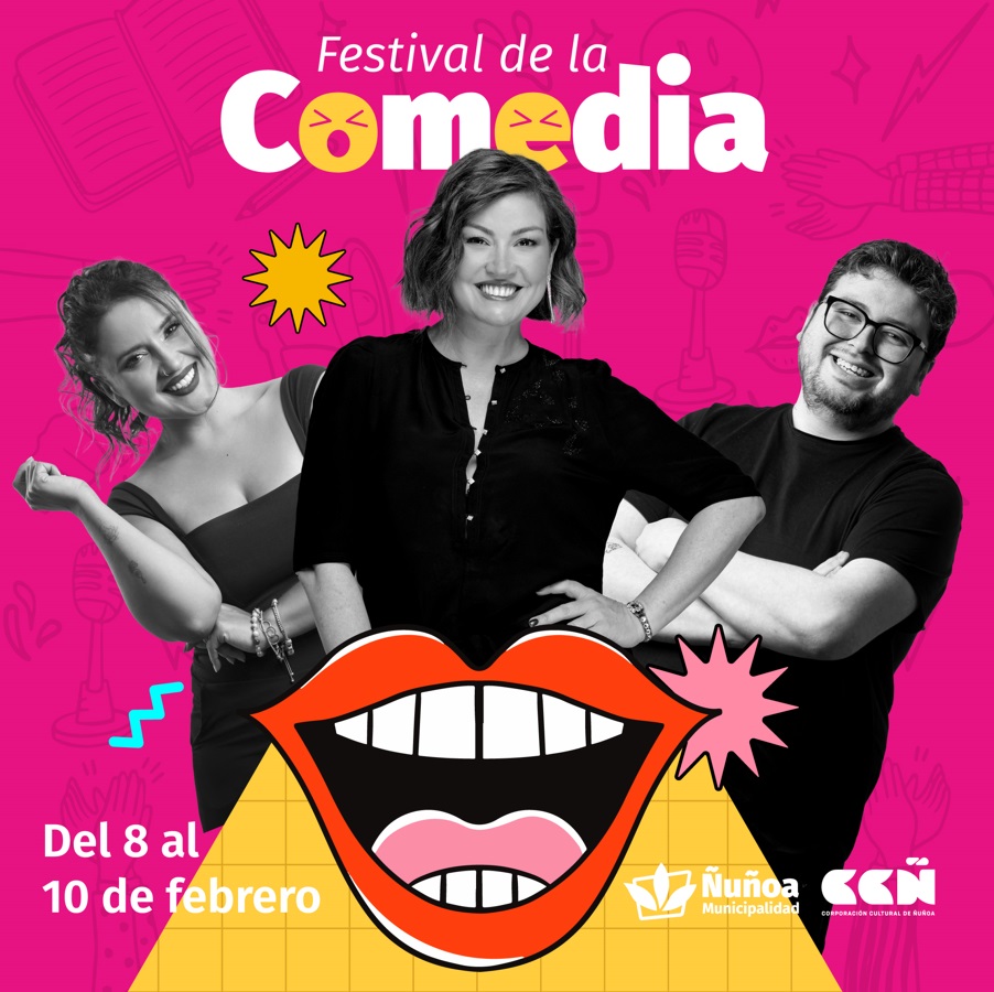 Con presentaciones gratuitas de Pamela Leiva, Luis Sliming y Javiera Contador vuelve el Festival de la Comedia de Ñuñoa